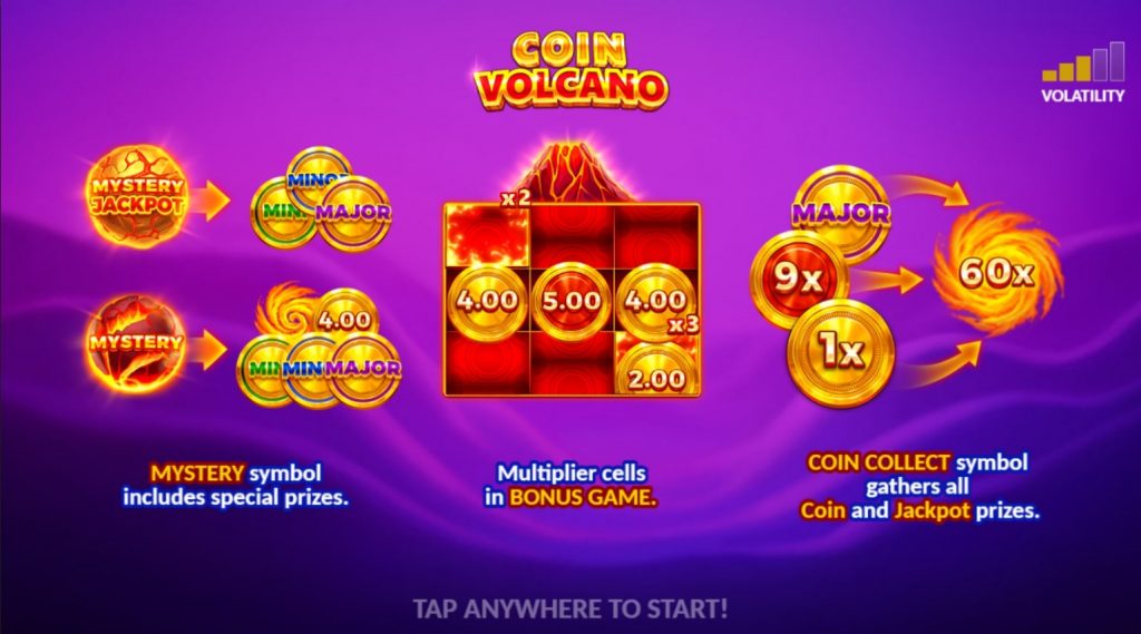 Coin Volcano game