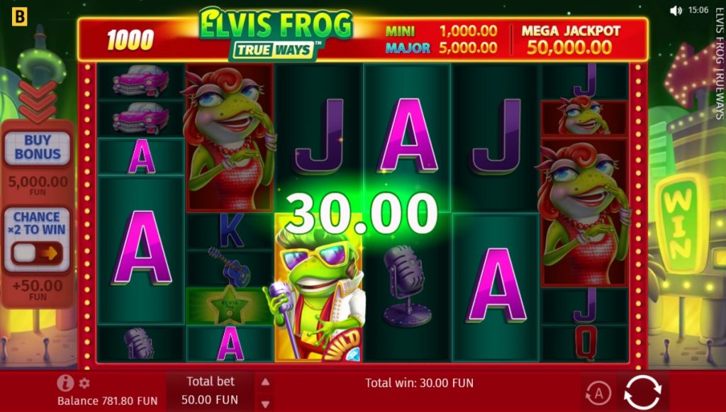 Elvis Frog TRUEWAYS win