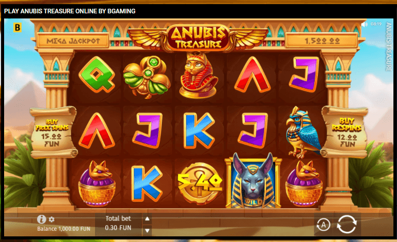 Anubis Treasure Slot