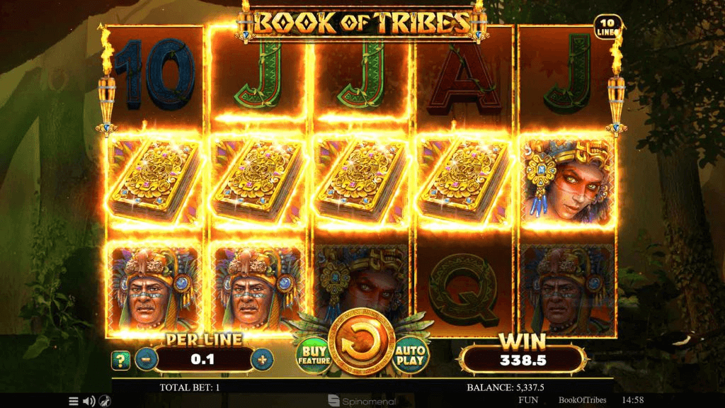 Book of Tribes Bonus Game