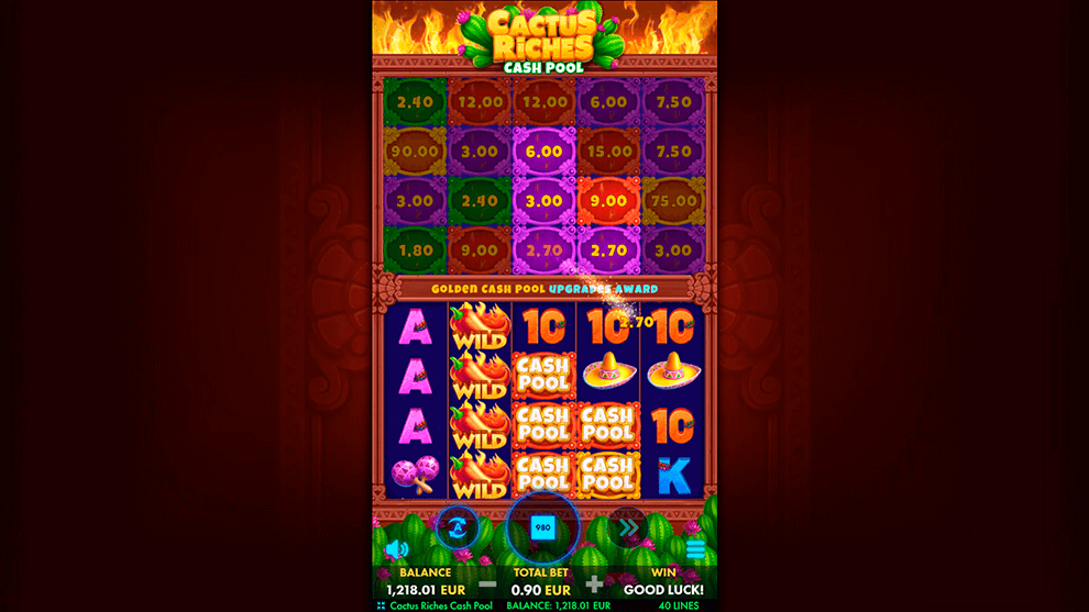 Cactus Riches Cash Pool Slot game