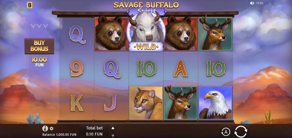 Savage Buffalo Spirit Slot demo